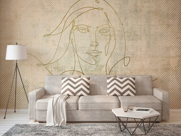 GOLDEN LINE - Washable nonwoven wallpaper by Architects Paper - view 2